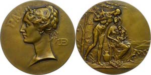 Medaillen Ausland nach 1900 Bronzemedaille ... 