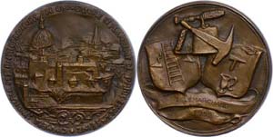 Medallions foreign after 1900 France, bronze ... 