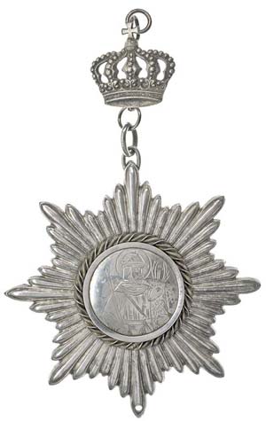 Hunting award in the form of a breast star, ... 