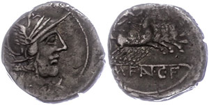 Coins Roman Republic M. Fannius C. F., ... 