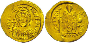 Coins Byzantium Justinian I., 527-565, ... 