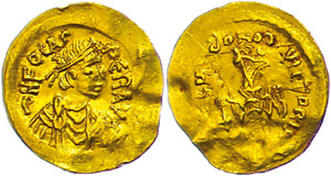 Coins Byzantium Focas, 602-610, Semissis ... 