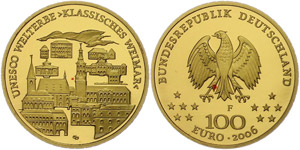 Federal coins after 1946 100 Euro gold, ... 
