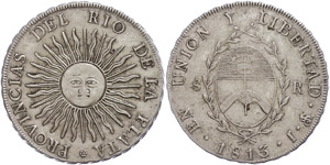 Argentina Rio de la Plata, 8 Real, 1813, ... 