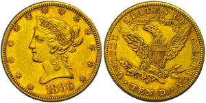 Coins USA 10 Dollars, 1887, gold, Coronet ... 