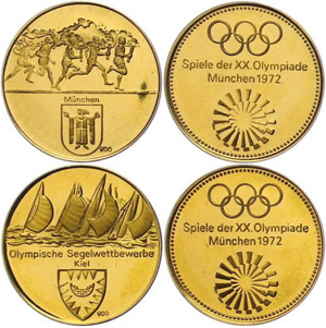 Medallions Germany after 1900 2 Gold medals ... 