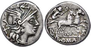 Coins Roman Republic Pinarius Natta?, ... 
