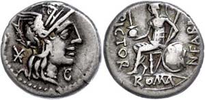 Coins Roman Republic N. Flounder Pictor, ... 
