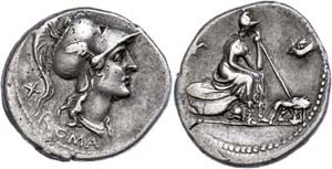 Coins Roman Republic Anonymous, denarius (3, ... 