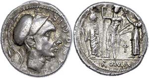 Coins Roman Republic Cn. Cornelius Blasio, ... 