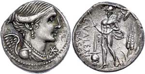 Coins Roman Republic L. Valerius Flaccus, ... 