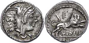 Münzen Römische Republik L. Thorius ... 