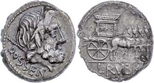 Coins Roman Republic L. Rubrius Dossenus, ... 