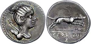 Coins Roman Republic C. Postumius Tatius, ... 