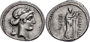 Coins Roman Republic Q. Pomponius Musa, ... 