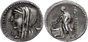 Münzen Römische Republik L. Cassius ... 