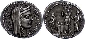 Münzen Römische Republik L. Aemilius ... 