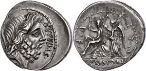 Münzen Römische Republik M. Nonius ... 