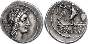 Coins Roman Republic Q. Cassius Longinus, ... 