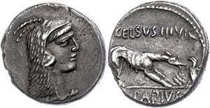 Münzen Römische Republik L. Papius Celsus, ... 