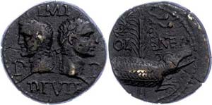 Coins Roman Imperial period Agrippa, 63-12 ... 