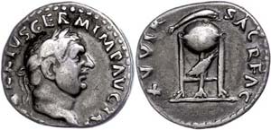 Coins Roman Imperial period Vitellius, 69, ... 