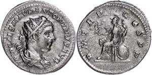Coins Roman Imperial period Elagabalus, 218, ... 