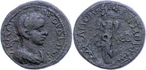 Coins from the Roman provinces Phrygia, ... 