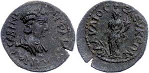 Coins from the Roman provinces Pisidia, ... 