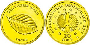 Federal coins after 1946 20 Euro, Gold, 2011 ... 