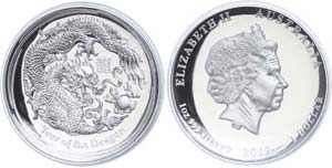 Australia 1 Dollar, 2012, Lunar set II. - ... 