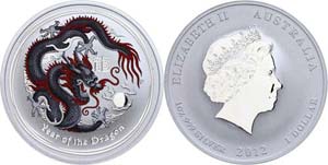 Australia 1 Dollar, 2012, Lunar set II. - ... 