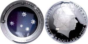 Australia 5 dollars, 2012, southern sky - ... 