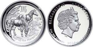 Australia 1 Dollar, 2014, Lunar set II. - ... 