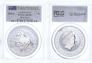 Australia Dollar, 2014, P, Stocck Horse, in ... 