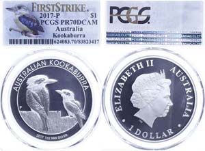 Australia Dollar, 2017, P, Kookaburra, in ... 