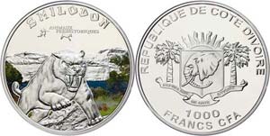 Ivory Coast 1. 000 Franc, 2011, ... 