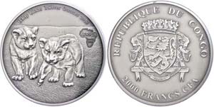 Gabon 2. 000 Franc, 2013, Africa - baby ... 
