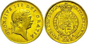 Grossbritannien 1/2, Guinea, Gold, 1804, ... 