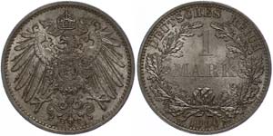 Kleinmünzen 1871-1922 1 Mark,1900, A, f. ... 
