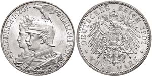 Preußen 5 Mark, 1901, Wilhelm II., ... 