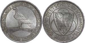Münzen Weimar 3 Reichsmark, 1930 A, ... 