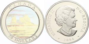 Canada 20 Dollars, 2004, natural wonder - ... 
