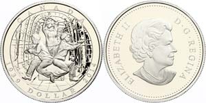Canada 1 Dollar, 2014, 75. anniversary ... 