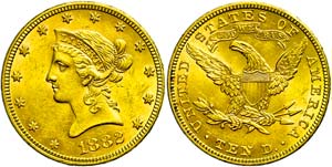 Coins USA 10 Dollars, Gold, 1882, ... 