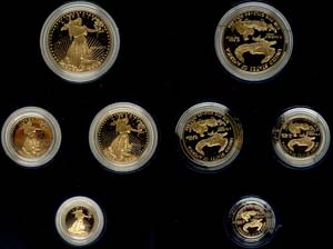 Coins USA Set to 1 / 10, 1 / 4, + and 1 ... 