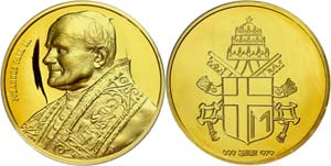 Medallions Foreign after 1900 Pope Johannes ... 