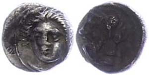 Cilicia  Tarus, obol (0, 78g), 4. Jhd. BC, ... 