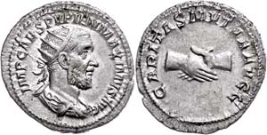 Münzen Römische Kaiserzeit  Pupienus, 238, ... 