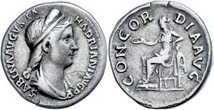 Münzen Römische Kaiserzeit  Vabia Sabina, ... 